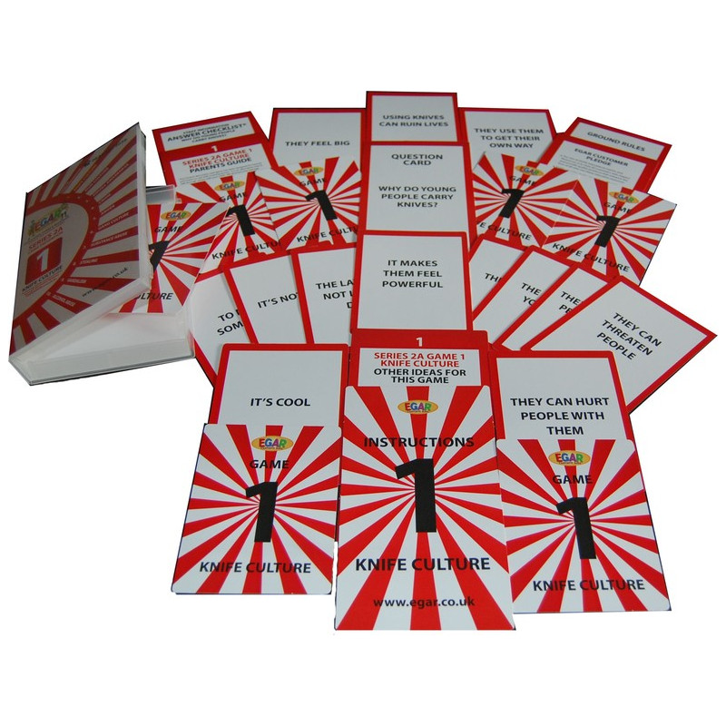EGAR Choice Discussion Cards [Series 2A] Game 1 - KNIFE CRIME CULTURE